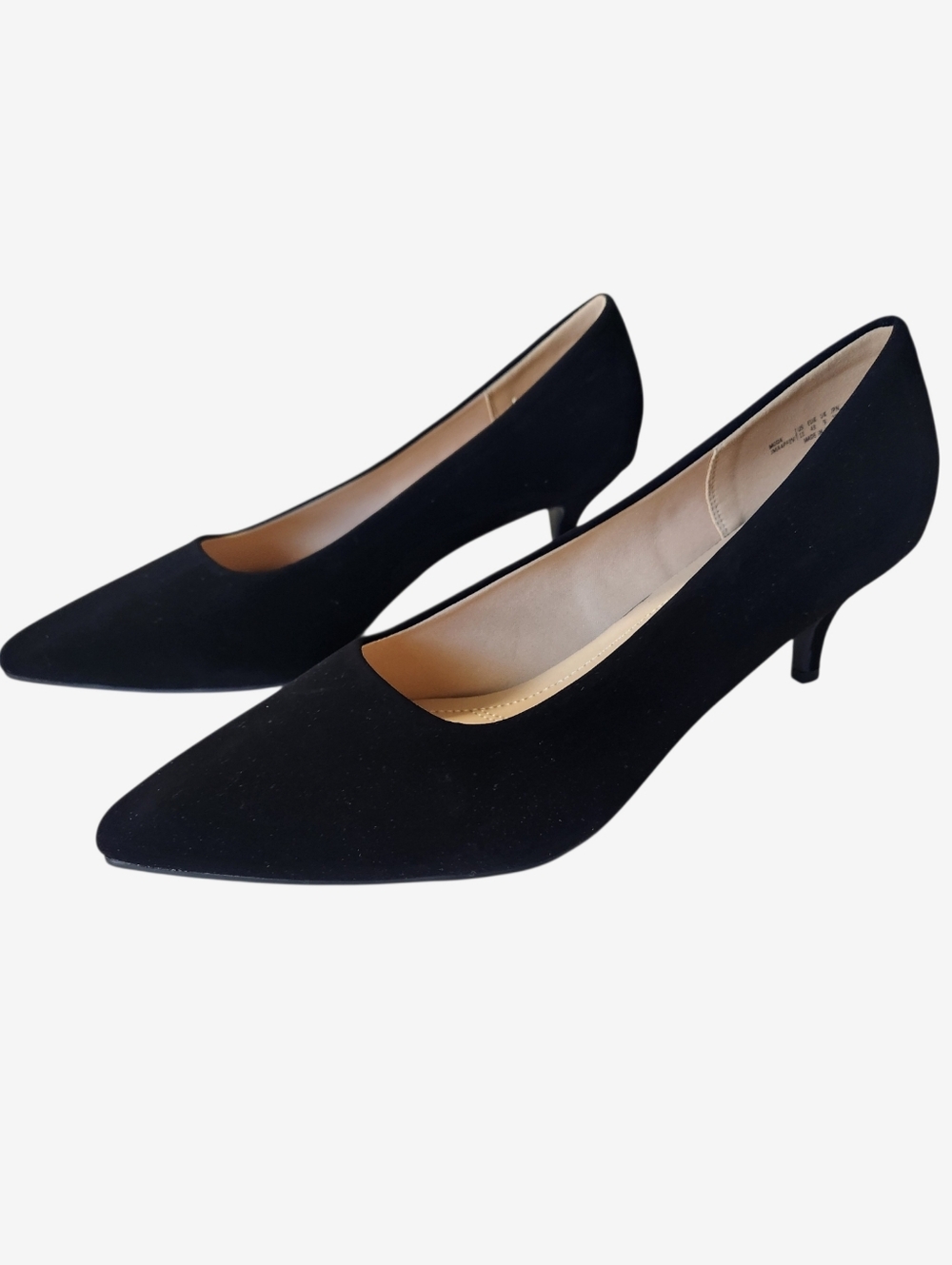 DREAM PAIRS Women Classic Pointed Toe Wedding Low Heel Slip On Pump Size 11